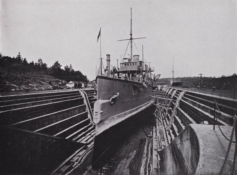 HMS "Flora", Dock, Esquimalt, British Columbia
