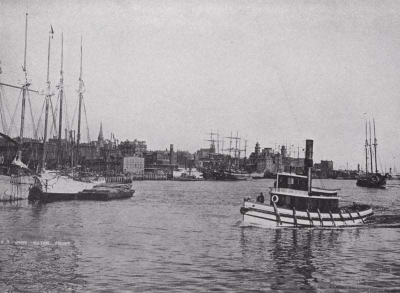 Harbour Front, St John, New Brunswick (s/b fotoğraf) by Photographer Canadian