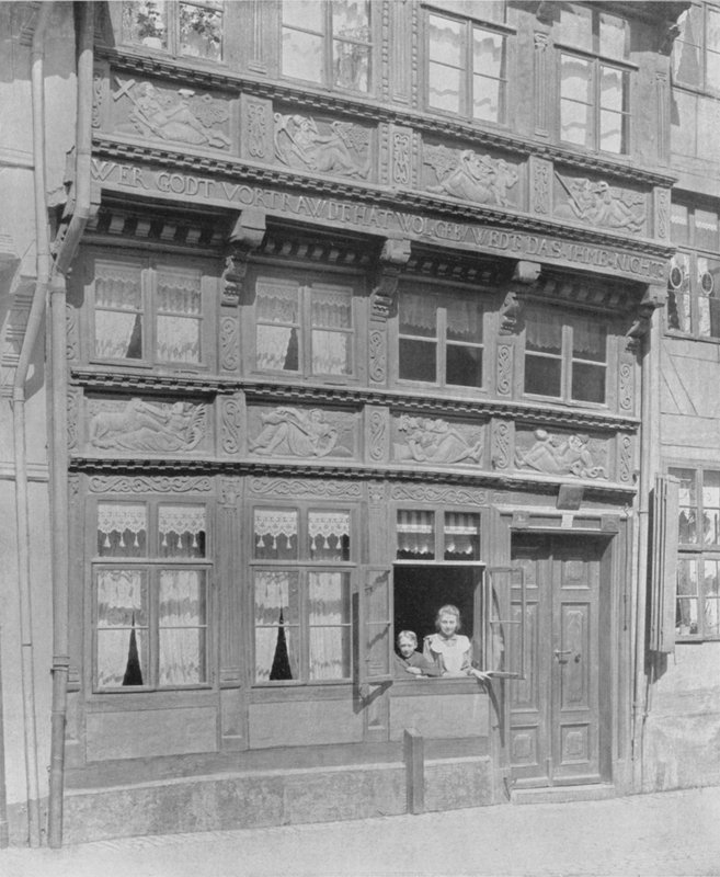 Eski ev, Wollenweberstrasse 61 (s / b fotoğraf) by Photographer German