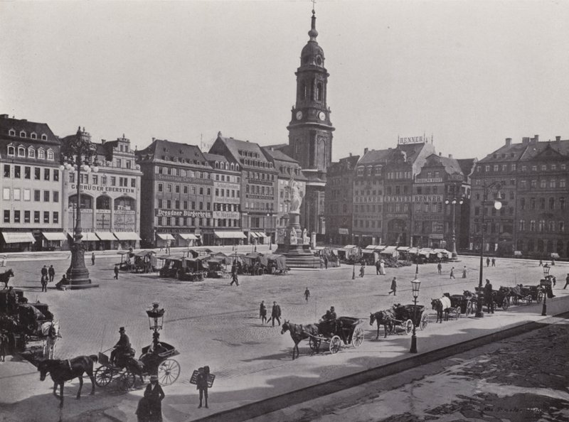 Altmarkt (s/b fotoğraf) by Photographer German