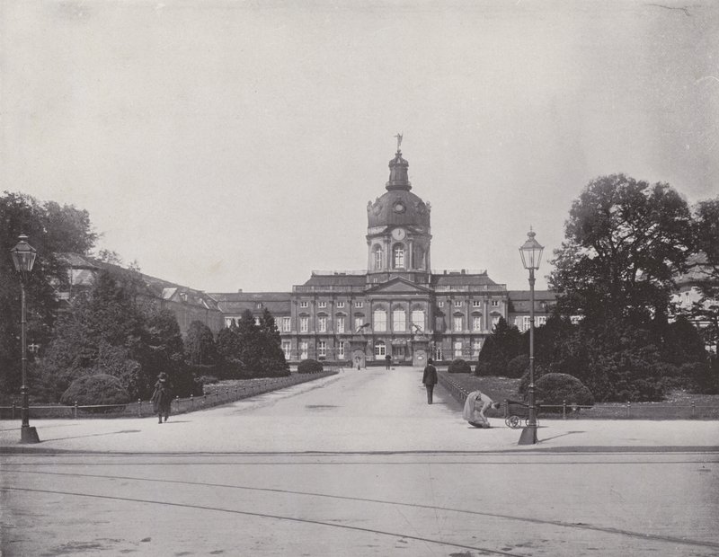 Charlottenburg, Stadtschloss (s/b fotoğraf) by Photographer German