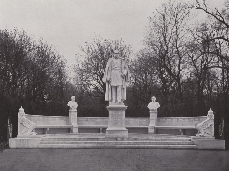 Sieges-Allee Anıtı, Wilhelm Der Grosse (s/b fotoğraf) by Photographer German