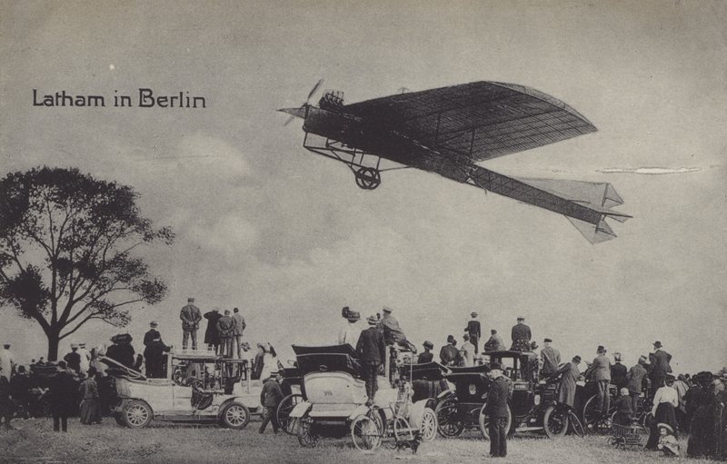 Fransız havacı Hubert Latham Berlin