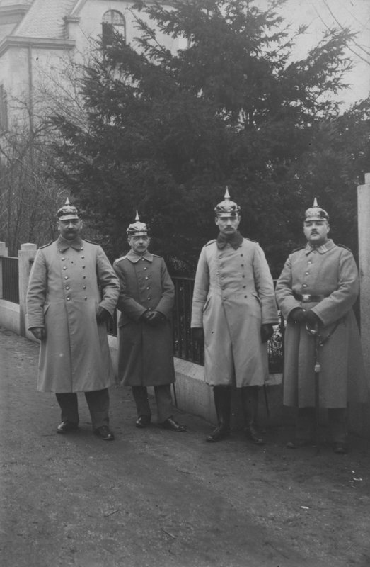 Alman ordusu subayları grubu (s/b fotoğraf) by Photographer German