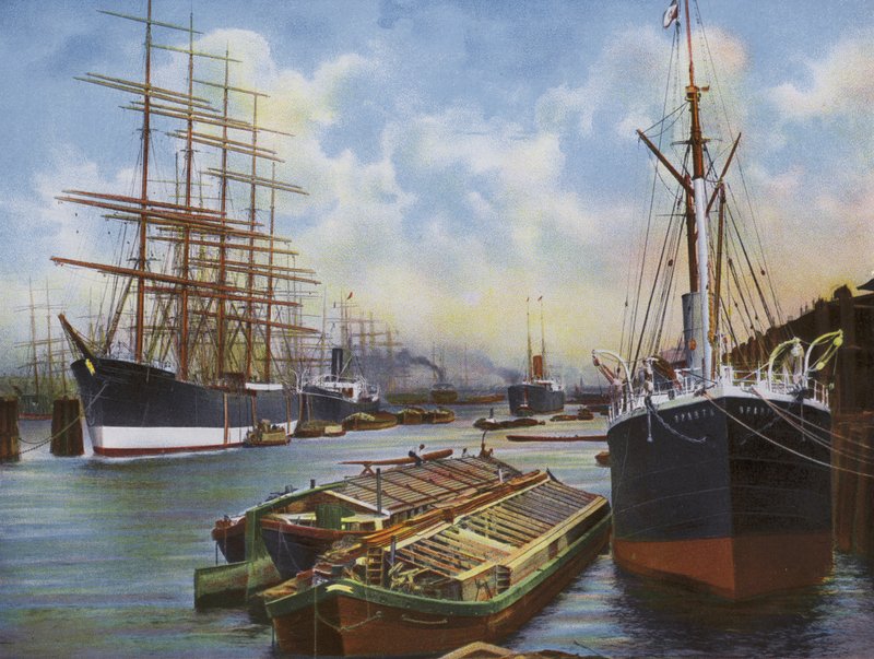 Hamburg: Hafenpartie (fotoğraf) by Photographer German