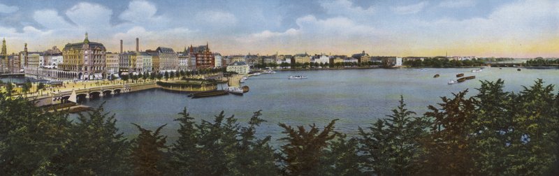 Hamburg: Eski ve yeni Jungfernstieg