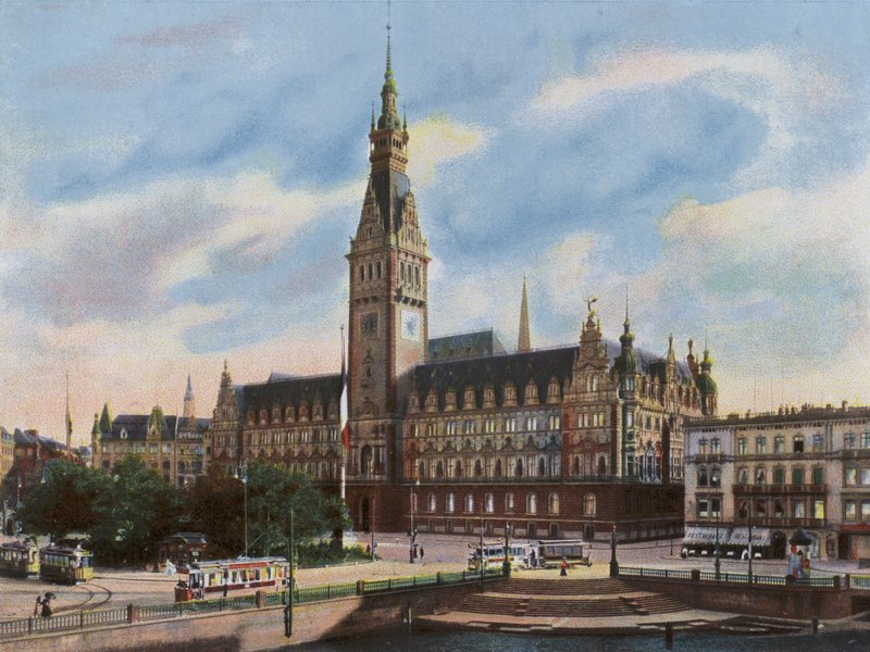 Hamburg: Belediye Binası (fotoğraf) by Photographer German