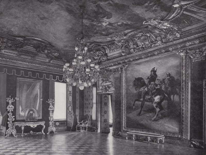 Kraliyet Kalesi, Kızıl Kartal Odası (s/b fotoğraf) by Photographer German