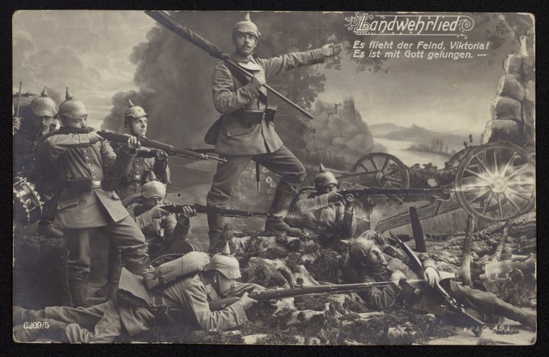 Landwehrlied (Ordu Şarkısı) (s/b fotoğraf) by Photographer German