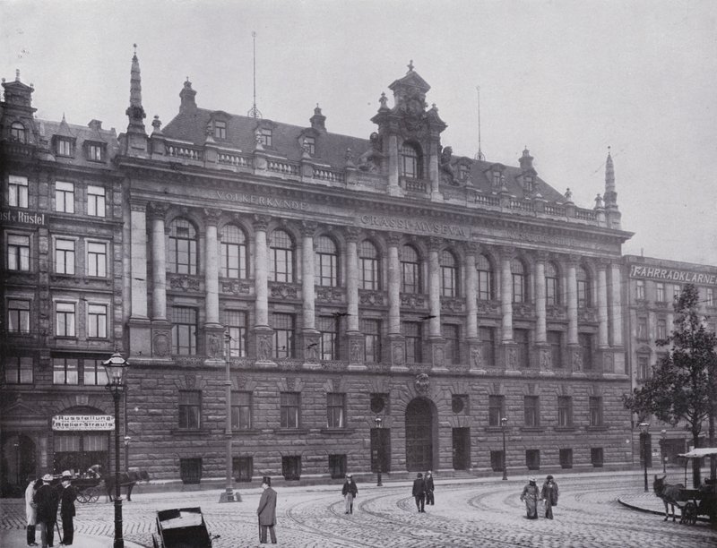 Leipzig: Grassi-Müzesi (s/b fotoğraf) by Photographer German