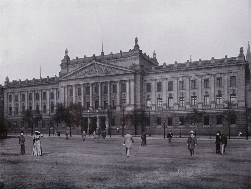 Leipzig: Kraliyet Üniversitesi (s / b fotoğraf) by Photographer German