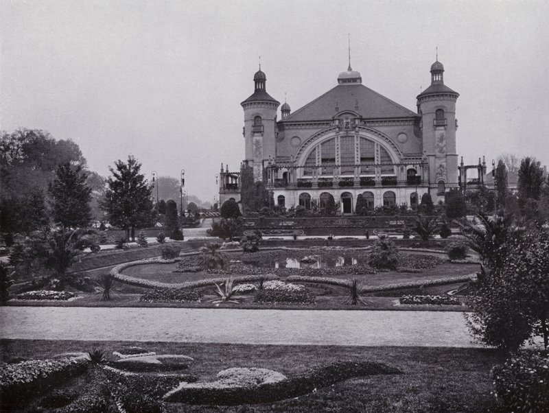 Leipzig: Palm Garden (s/b fotoğraf) by Photographer German