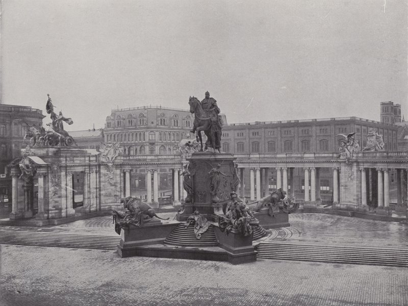 Nationaldenkmal Kaiser Wilhelm I (s/b fotoğraf) by Photographer German