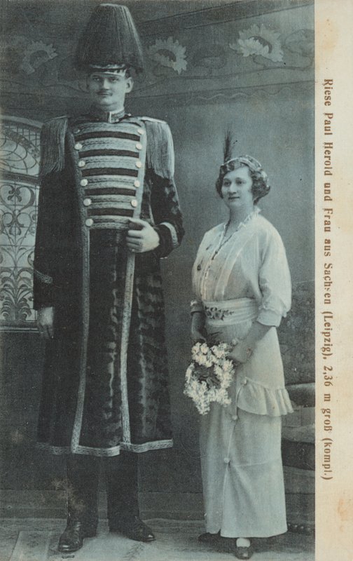 Paul Herold, Alman devi ve karısı (s/b fotoğraf) by Photographer German