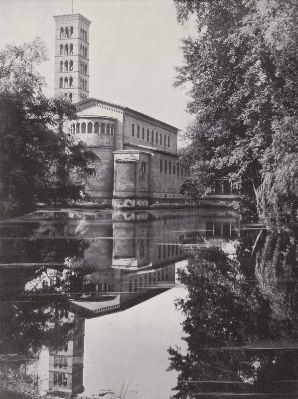 Potsdam, Barış Kilisesi (s/b fotoğraf) by Photographer German