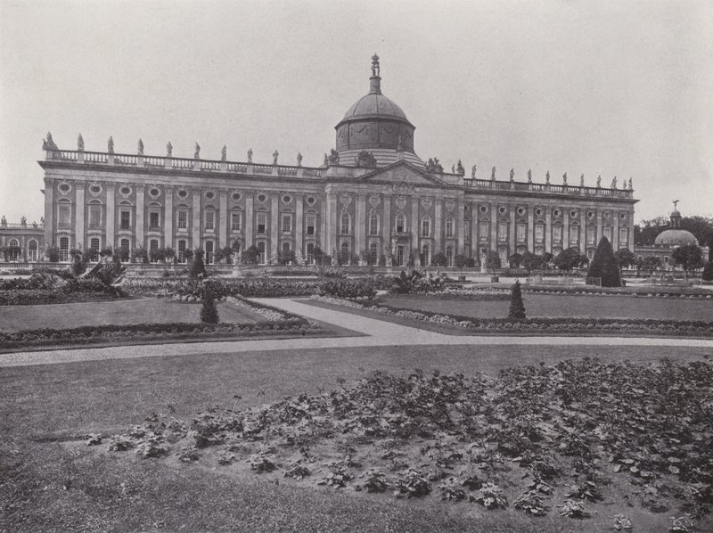 Potsdam, Yeni Saray (s/b fotoğraf) by Photographer German