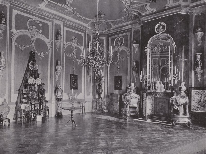 Potsdam, Yeni Saray, Japon Salonu (s/b fotoğraf) by Photographer German