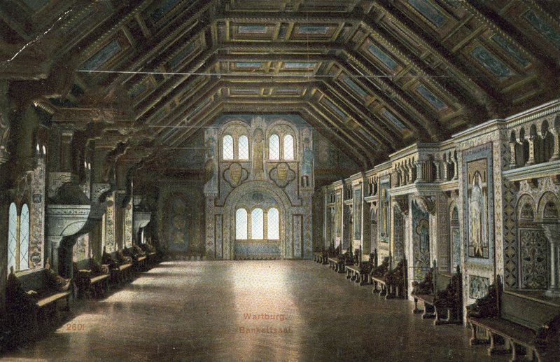 Wartburg, Almanya (renkli fotoğraf) by Photographer German