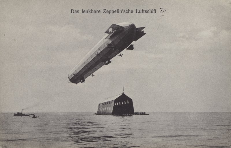 Zeppelin LZ III (s/b fotoğraf) by Photographer German