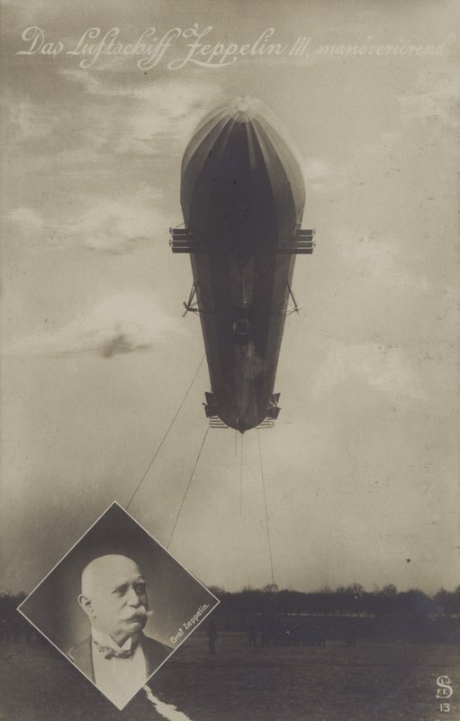 Zeppelin LZ III (s/b fotoğraf) by Photographer German