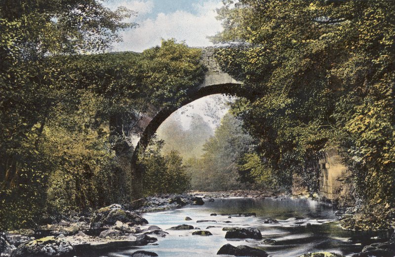 İrlanda: Dargle Köprüsü, County Wicklow (renkli fotoğraf) by Photographer Irish