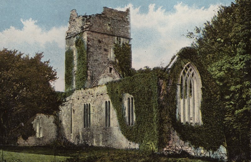 Güney İrlanda: Muckross Abbey, Killarney (renkli fotoğraf) by Photographer Irish