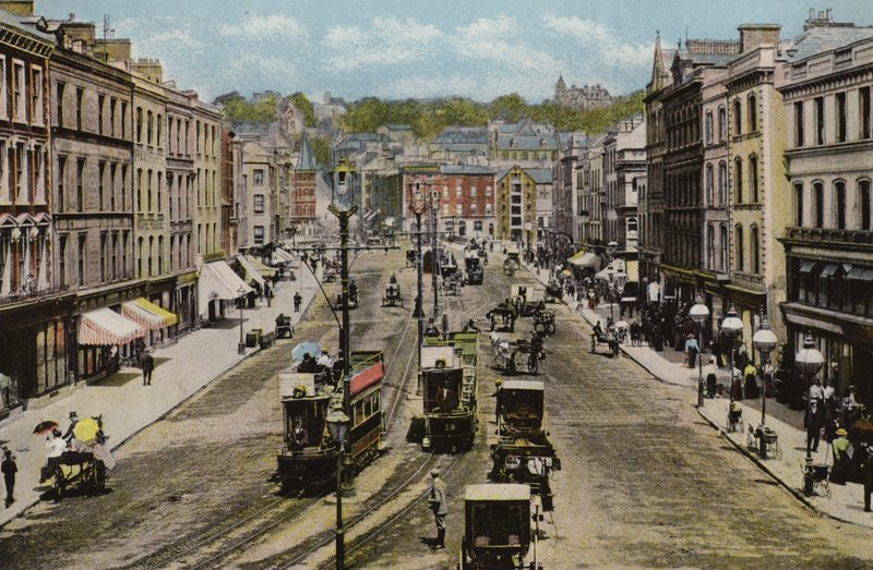 Güney İrlanda: Patrick Street, Cork (renkli fotoğraf) by Photographer Irish