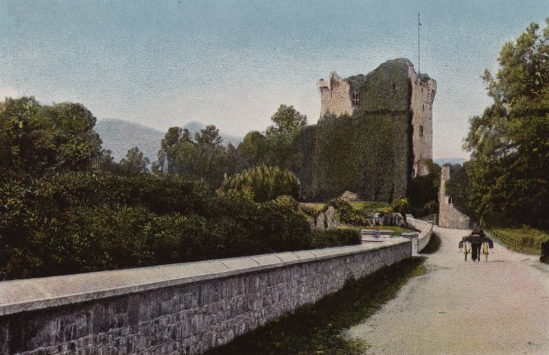 Güney İrlanda: Ross Castle, Killarney (renkli fotoğraf) by Photographer Irish