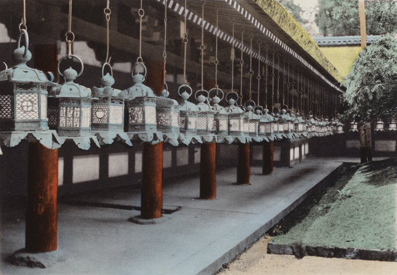Japonya, c.1912: Nara, Kasuga Tapınağı