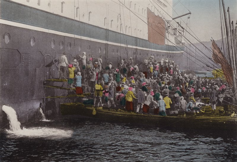 Japonya, c.1912: Nagasaki Limanı