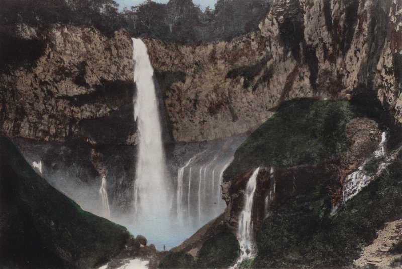 Japonya, c.1912: Kegon Fall, Nikko (fotoğraf) by Photographer Japanese