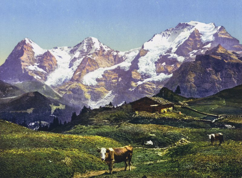 Eiger, Monch ve Jungfrau (fotoğraf) by Photographer Swiss