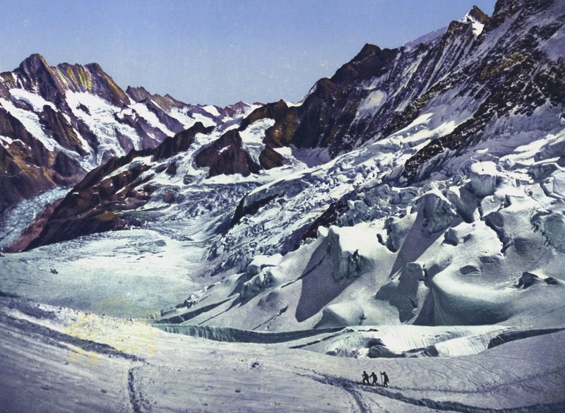 Jungfrau Demiryolu, Eismeer istasyonunda (fotoğraf) by Photographer Swiss