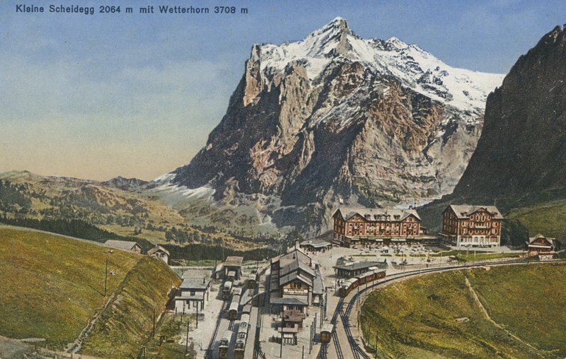 Kleine Scheidegg, İsviçre (renkli fotoğraf) by Photographer Swiss
