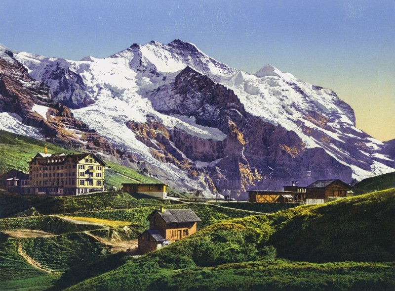 Kleine Scheidegg ve Jungfrau (fotoğraf) by Photographer Swiss