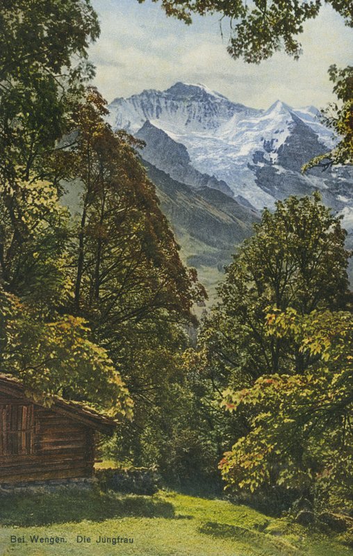 Wengen, İsviçre (renkli fotoğraf) by Photographer Swiss