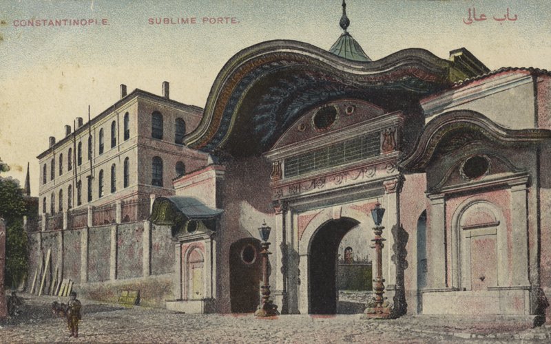 Babıali, Konstantinopolis (renkli fotoğraf) by Photographer Turkish