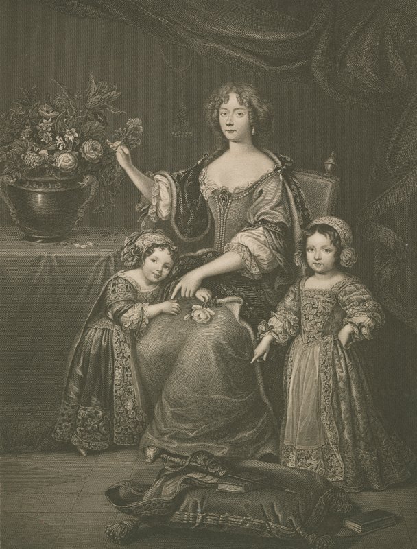 Henrietta Stuart, Düşes D?Orleans by After Pierre Mignard