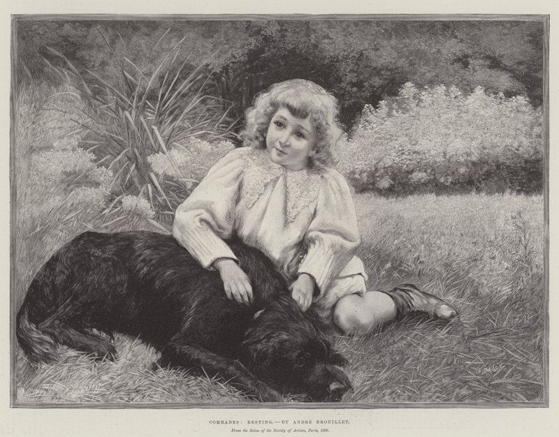 Yoldaşlar, dinlenme by Pierre Andre Brouillet