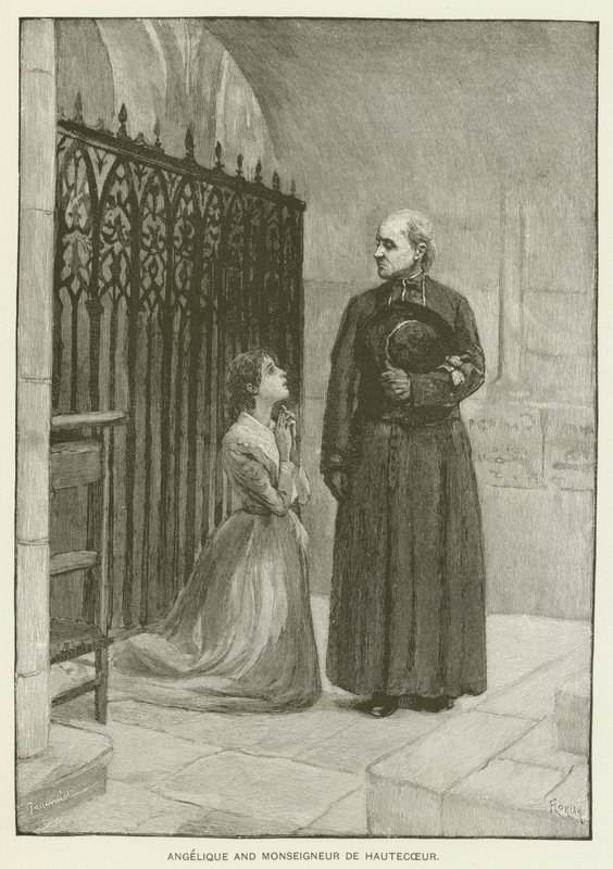 Angelique ve Monsenyör de Hautecoeur by Pierre Georges Jeanniot