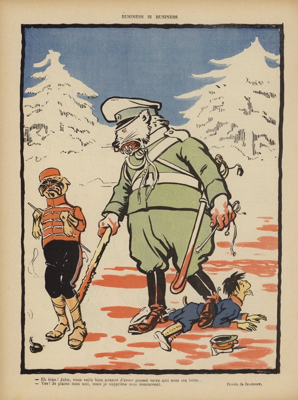 İş iştir. Le Rire için İllüstrasyon by Pierre Georges Jeanniot