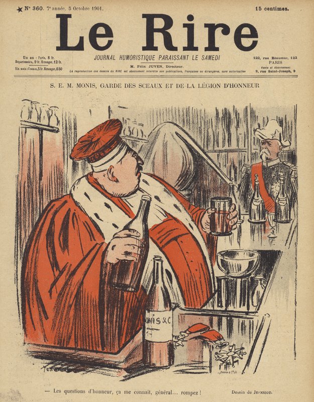 Le Rire için İllüstrasyon by Pierre Georges Jeanniot