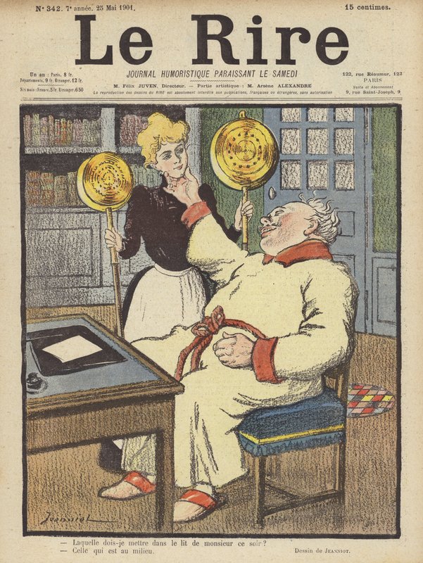 Le Rire için İllüstrasyon by Pierre Georges Jeanniot