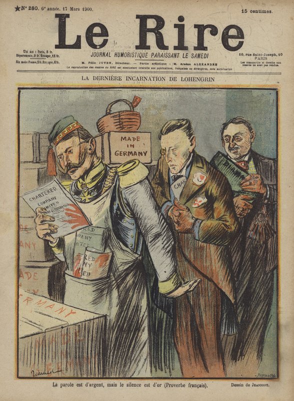 Le Rire için İllüstrasyon by Pierre Georges Jeanniot
