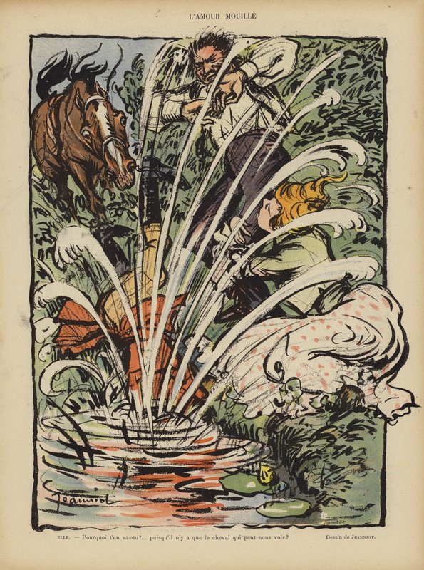 Le Rire için İllüstrasyon by Pierre Georges Jeanniot