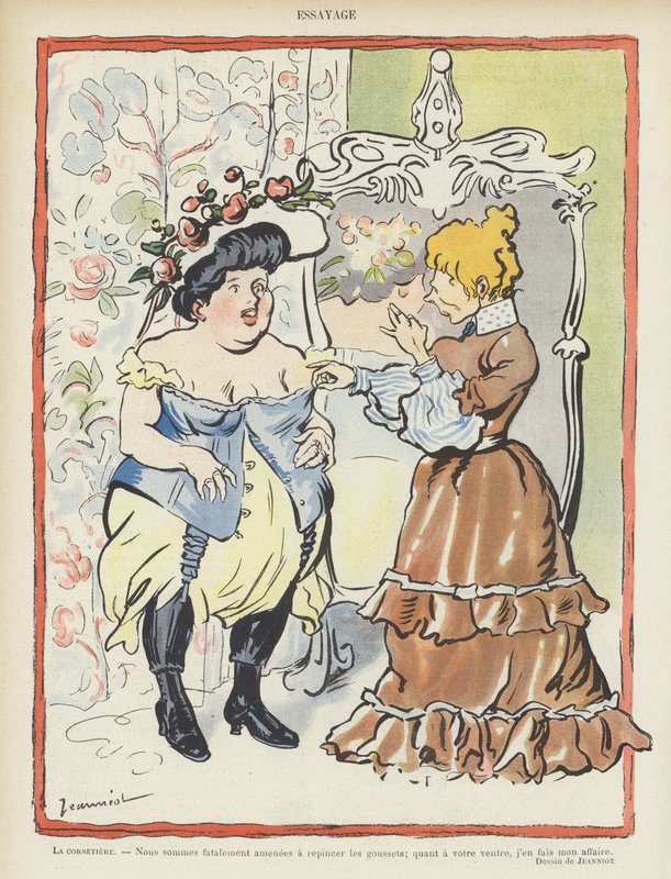 Le Rire için İllüstrasyon by Pierre Georges Jeanniot