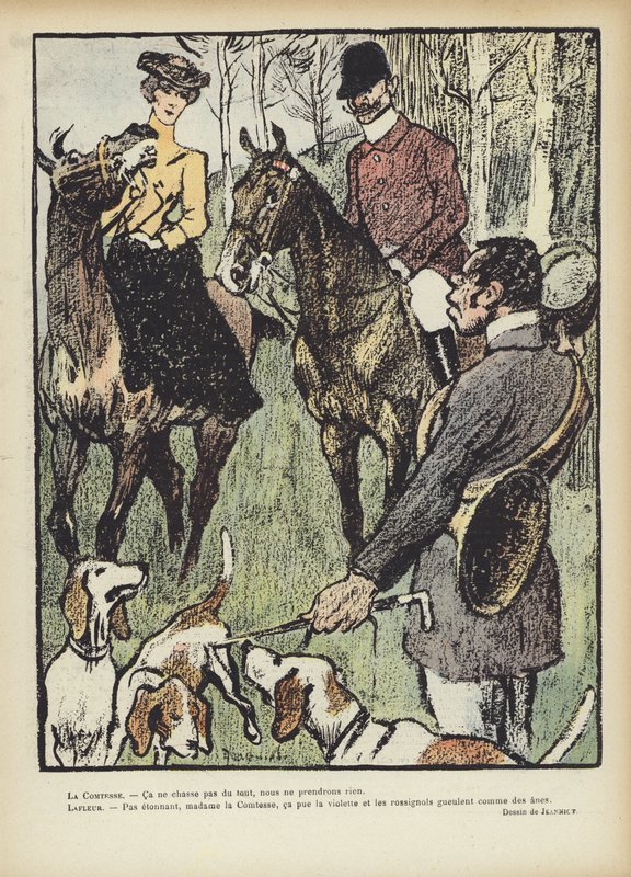 Le Rire için İllüstrasyon by Pierre Georges Jeanniot