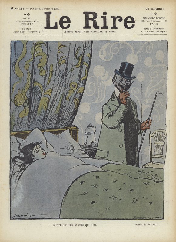 Le Rire için İllüstrasyon by Pierre Georges Jeanniot