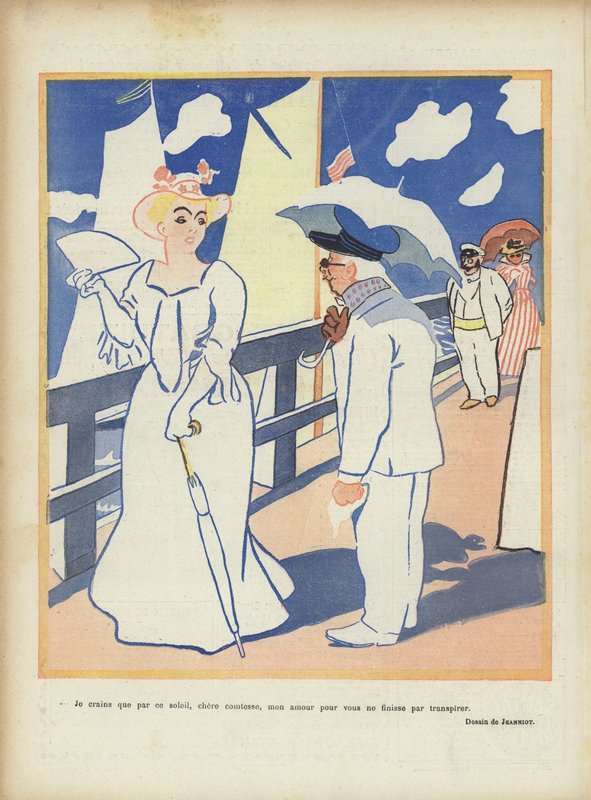 Le Rire için İllüstrasyon by Pierre Georges Jeanniot