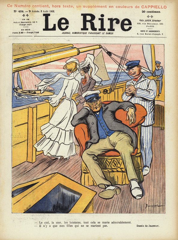 Le Rire için İllüstrasyon by Pierre Georges Jeanniot